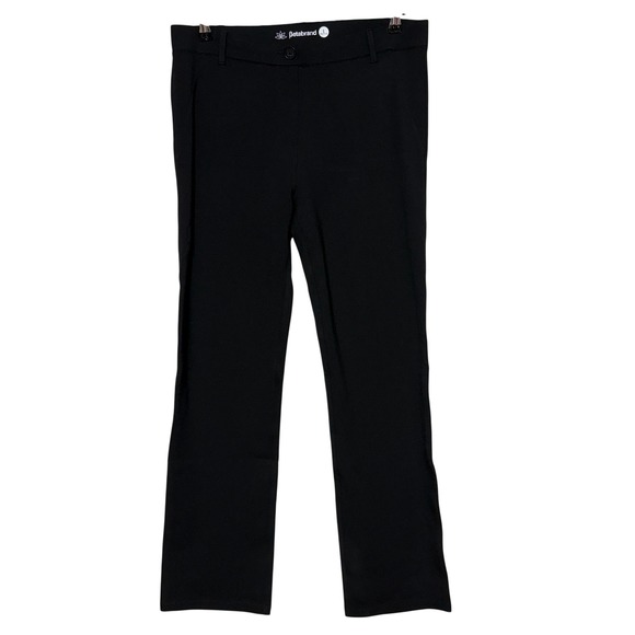 Betabrand Pants - Betabrand Dress Pants Womens Large Petite 33x31 Black Pull On Stretch Flex 5%